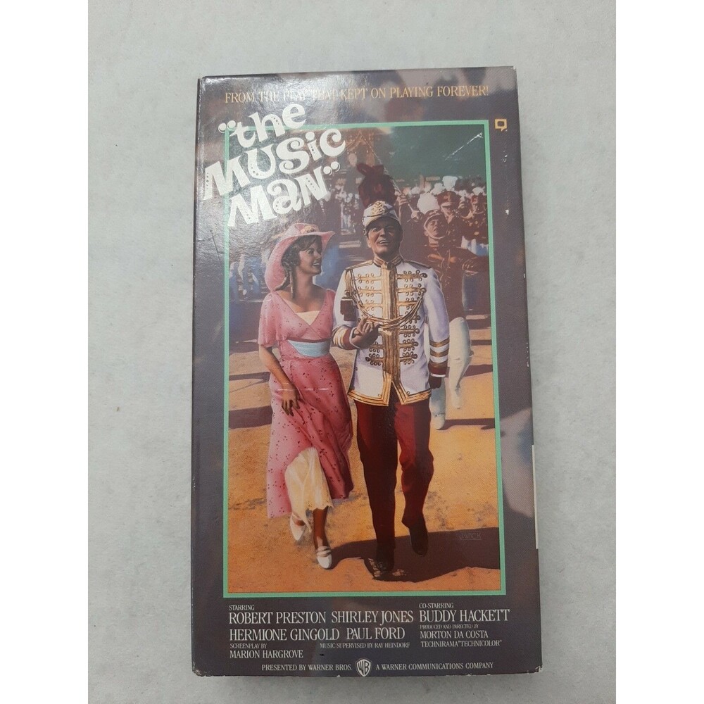 “Used” VHS Video The Music Man (1961) Robert Preston and Shirley Jones